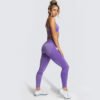 2021 sports bra and leggings two piece yoga suit sport wear fitness - Image 6